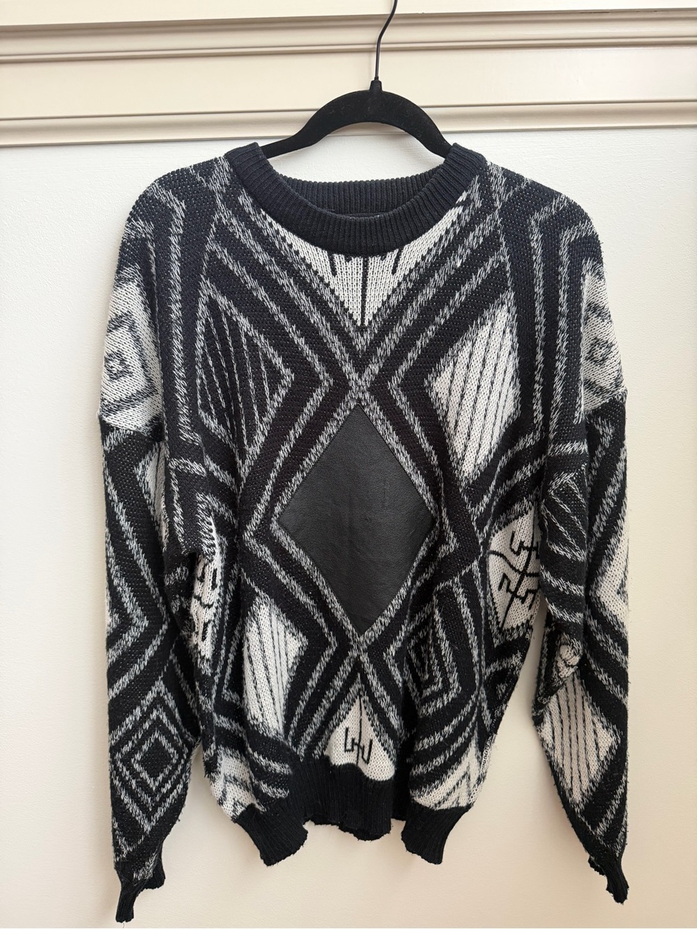 80s Retro Impact Oversized Sweater
